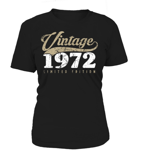 Vintage 1972 50th Birthday 50 Years Women's T-Shirt