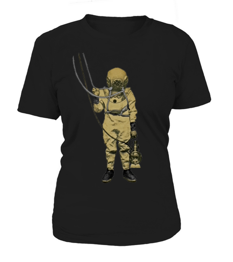 Vintage Diver with Diving Helmet and UW Lantern Women's T-Shirt