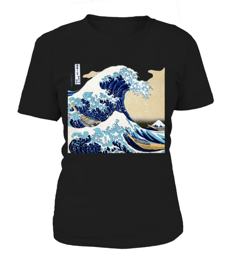 Vintage Kanagawa | The Great Wave T-Shirt | Japanese Art Women's T-Shirt