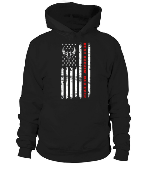 American Flag Best Buckin Hoodie Unisex