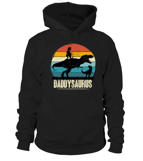 daddysaurus dinosaur t-rex gift dad father Hoodie Unisex