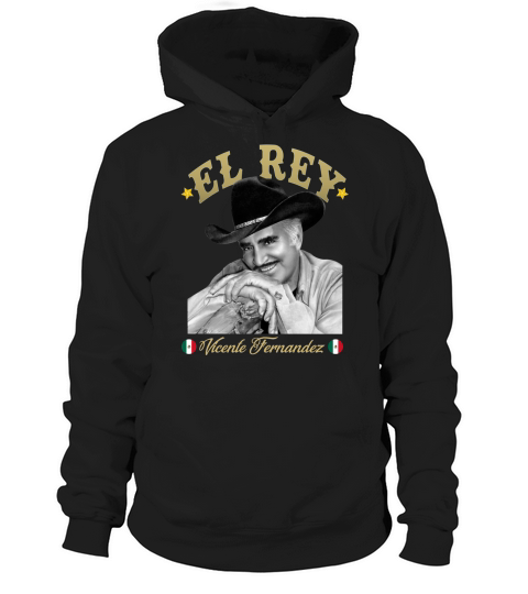 El Rey Vicente Fernandez Ranchera Mariachi Mexican shirt Hoodie Unisex
