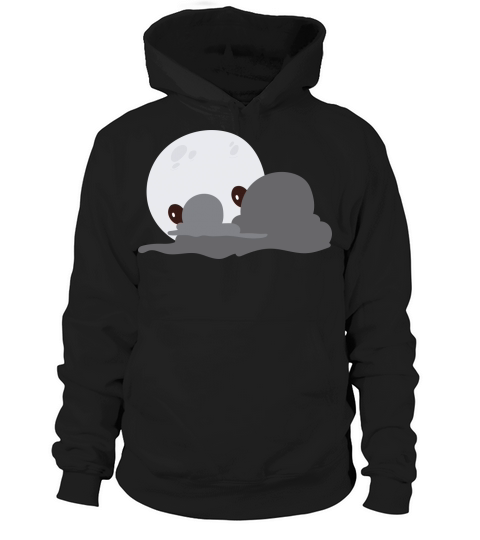 Full moon with clouds Halloween 2022 Hoodie Unisex