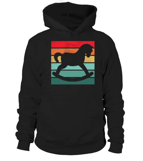 Girls Horse Riding Shirt Vintage Retro Hoodie Unisex
