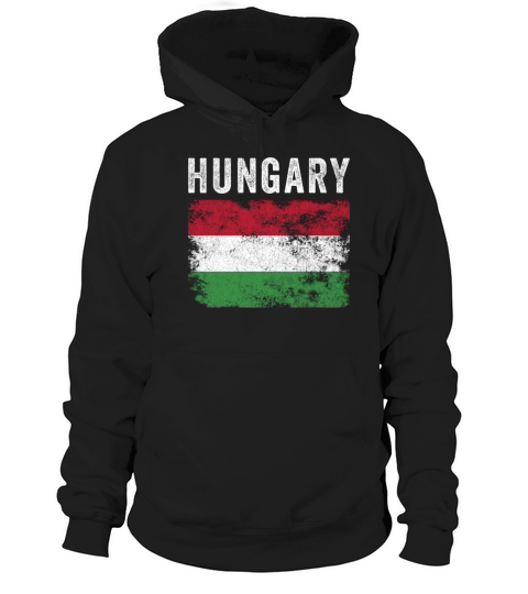Hungary Flag Distressed - Hungarian Flag Hoodie Unisex