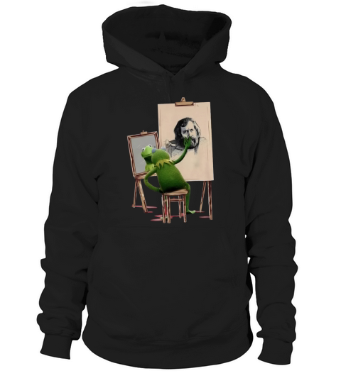 Kermit The frog painting Jim Henson shirt Hoodie Unisex