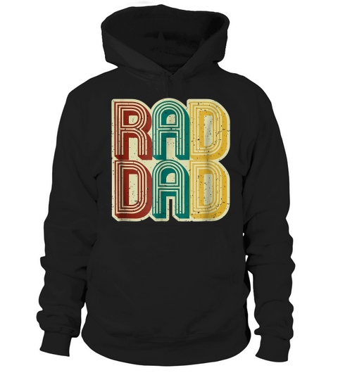 Mens Rad Dad Shirt Vintage Retro Fathers Day Gift - Coffee Mug (colored) Hoodie Unisex