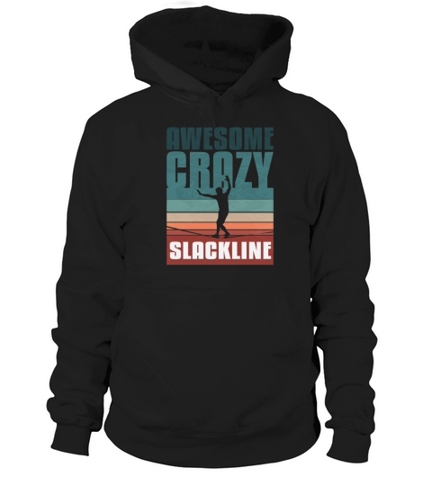 Retro vintage Slackline Hoodie Unisex
