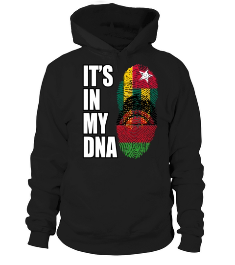 Togolese And Malawian Mix Heritage DNA Flag Hoodie Unisex