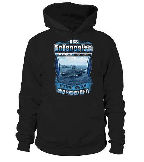 USS Enterprise CVN 65 proud of it Hoodie Unisex