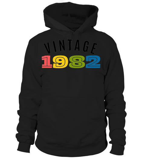 VINTAGE 1982 40th Birthday Hoodie Unisex