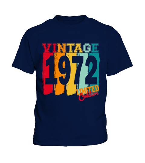 1972 Vintage Vintage Retro Birthday Gift Kids T-Shirt
