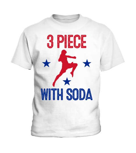 3 Piece With Soda Quote Gamebred MMA Fighter USA Kids T-Shirt