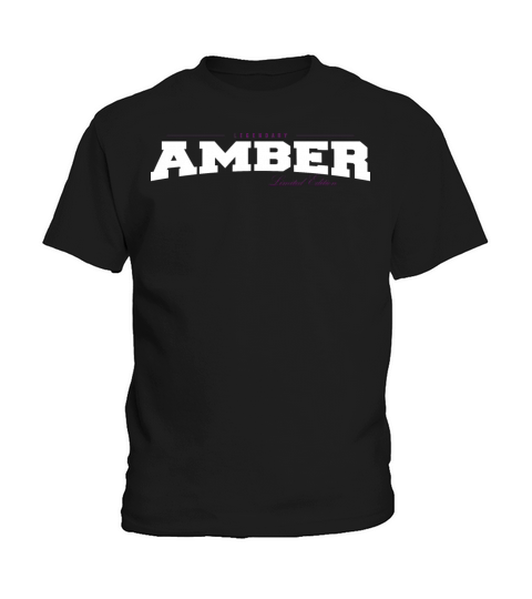 Amber Name Limited Edition Funny Retro Vintage 80s Kids T-Shirt