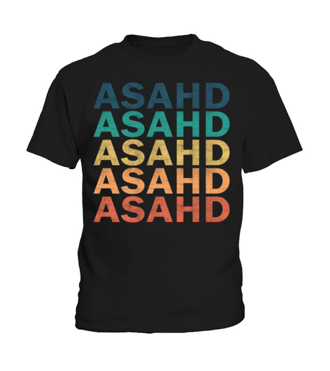Asahd Name T Shirt - Asahd Vintage Retro Name Gift Kids T-Shirt