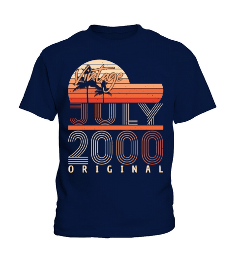 Birth Month July 2000 Kids T-Shirt