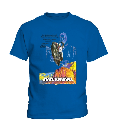 EVEL KNIEVEL 1971 Kids T-Shirt
