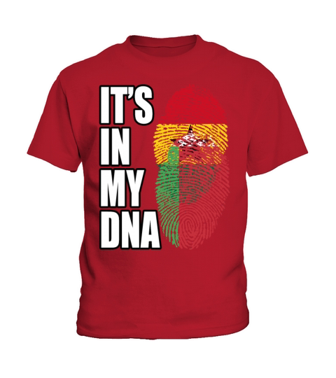 Ghanaian And Belarusian Mix Heritage DNA Flag Kids T-Shirt