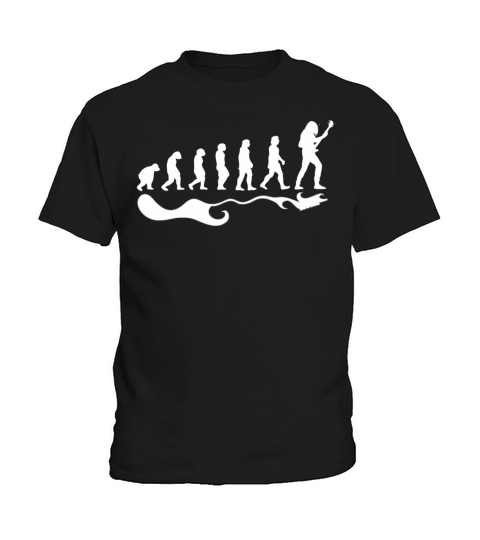 Guitar player evolution Kids T-Shirt