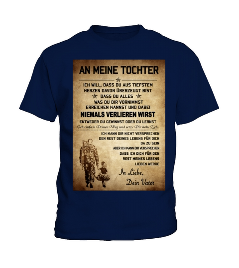 Machen Sie dies die aussagekräftige Nachricht an Ihren Tochter - Baby Onesie Kids T-Shirt