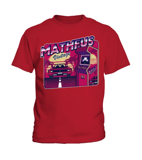 Matheus - Personalized Vintage Gamer 80s 90s Kids T-Shirt