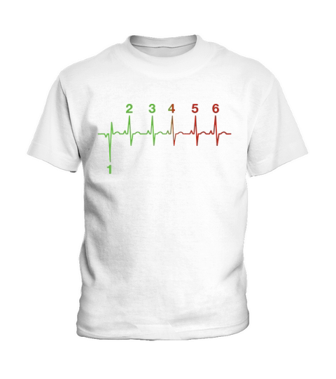 motorcycle-gear-shift-heartbeat Kids T-Shirt
