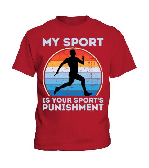My Sport Is Your Sports Punishment Man Runner Kids T-Shirt