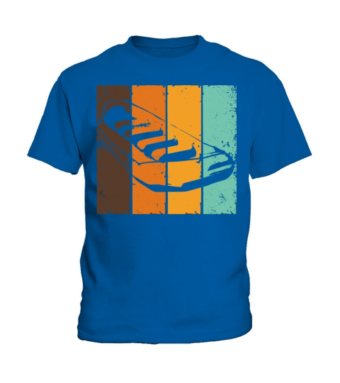 Retro Paddle Boat Rafting Raft Rafter Whitewater Kids T-Shirt