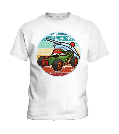 Retro RC Car Racing Remote Control Radio Controlle Kids T-Shirt