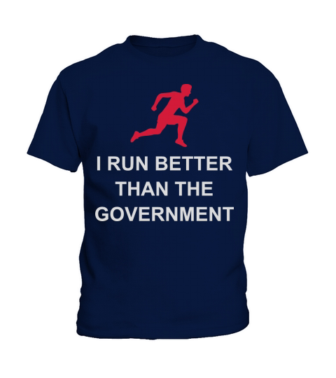 run better than government Kids T-Shirt