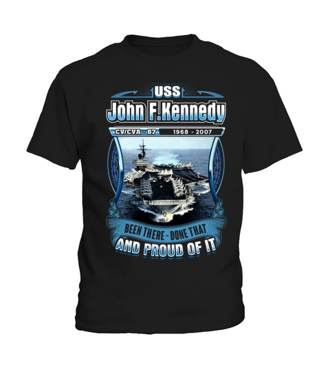 USS JOHN F KENNEDY CV-67 Kids T-Shirt