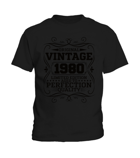 Vintage 1980 Original Limited Edition Kids T-Shirt
