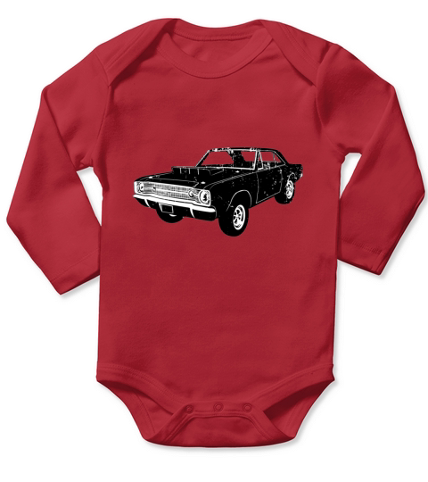 1968 Hurst Hemi Dart Long Sleeve Baby One-Piece