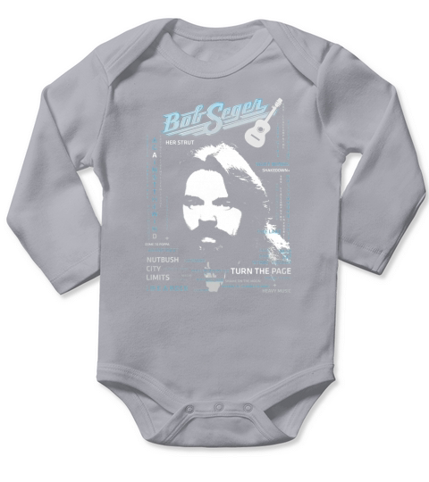 bob seger t shirts Matrix2 Long Sleeve Baby One-Piece