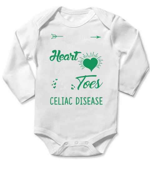 Head1  Celiac Disease Long Sleeve Baby One-Piece