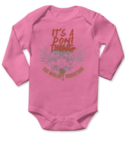 Its Great To Be DONI Tshirt Long Sleeve Baby One-Piece