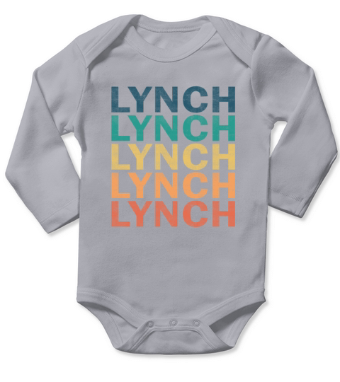 Lynch Name T Shirt - Lynch Vintage Retro Name Gift Long Sleeve Baby One-Piece
