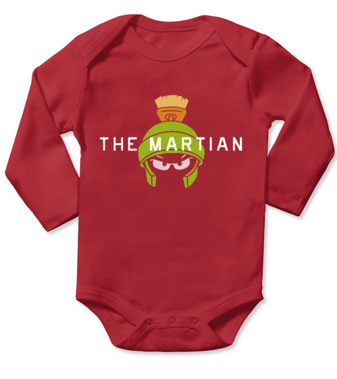 Marvin the Martian T-Shirt Long Sleeve Baby One-Piece