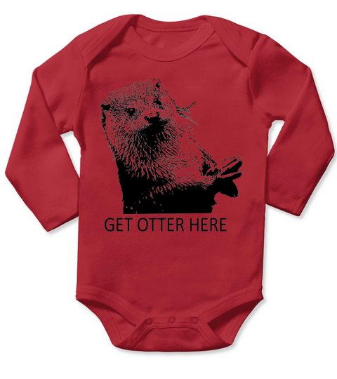 Obtenez Otter ici Long Sleeve Baby One-Piece
