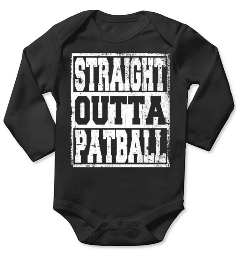 Patball Saying Funny Long Sleeve Baby One-Piece