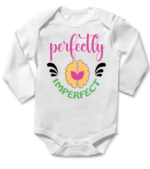 Perfectly Imperfect Protection Support Long Sleeve Baby One-Piece