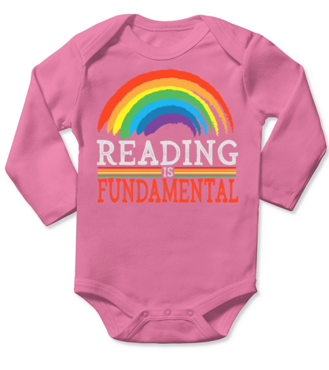 Reading Is Fundamental Long Sleeve Baby One-Piece