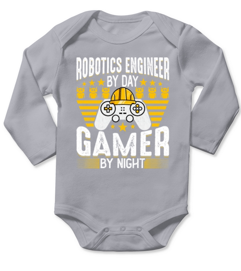 Robotics Engineer - Robotics Engineering Gamer Long Sleeve Baby One-Piece
