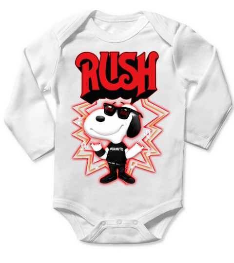 snoopy Rush Long Sleeve Baby One-Piece