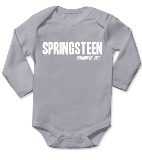 Springsteen Broadway 2017 Long Sleeve Baby One-Piece