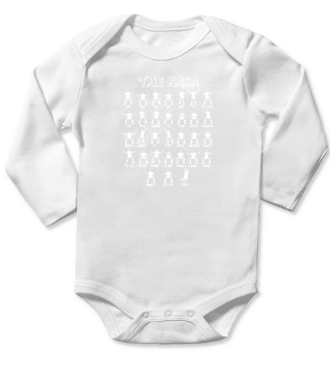 The Haka New Zealand All Blacks Long Sleeve Baby One-Piece