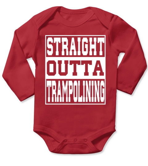 Trampolining Saying funny Long Sleeve Baby One-Piece