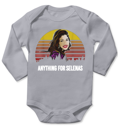 We Miss You Anything For Selenas Vintage Long Sleeve Baby One-Piece