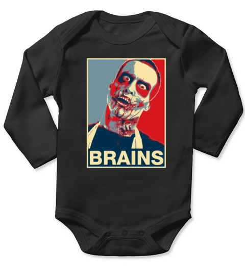 Zombie Poster Long Sleeve Baby One-Piece