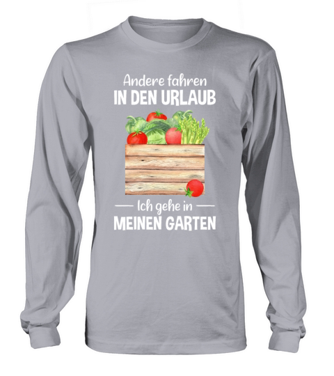 Garden Vacation Funny Quote Gardener Gift Idea Long sleeved Unisex